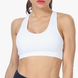 Litthing Racerback Sports Bra with Removable Padding Size L